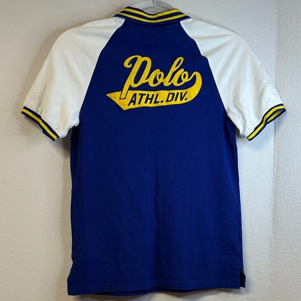 Polo Ralph Lauren Boys Color Blocked Polo Shirt Size M (10-12) EUC